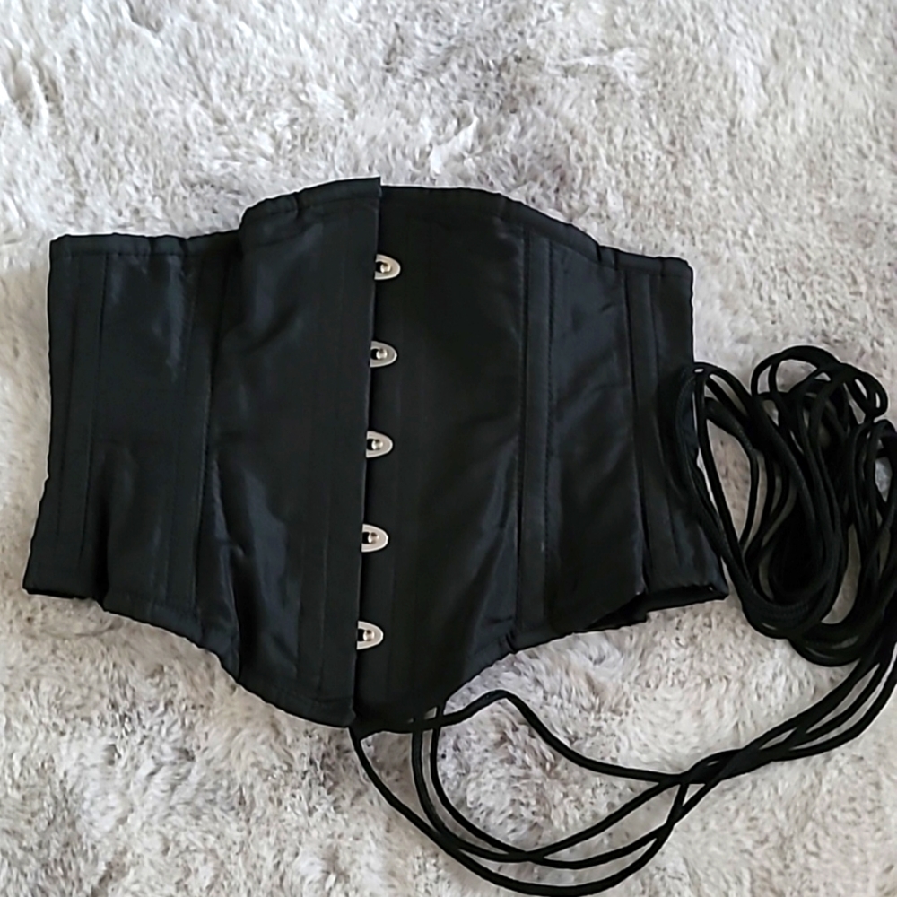 Black, underbust corset, Burleska, size 24